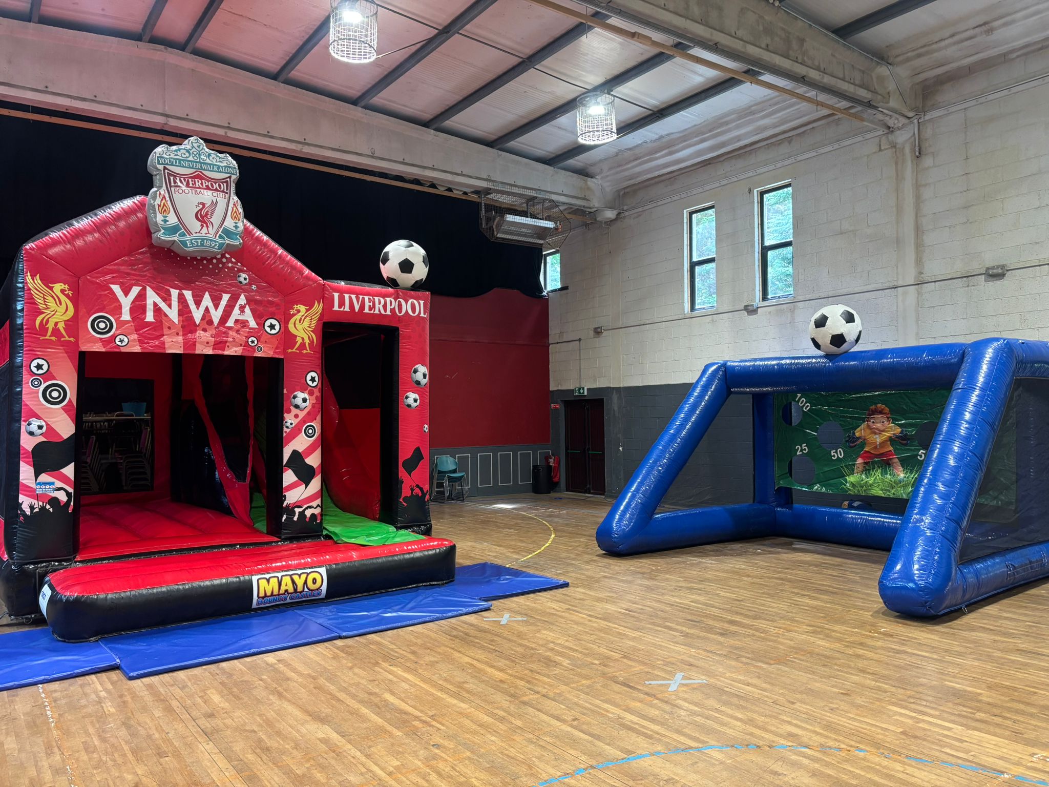 Liverpool Combi and Soccer Penalty Shootout Booked for an Indoor Party in Killala